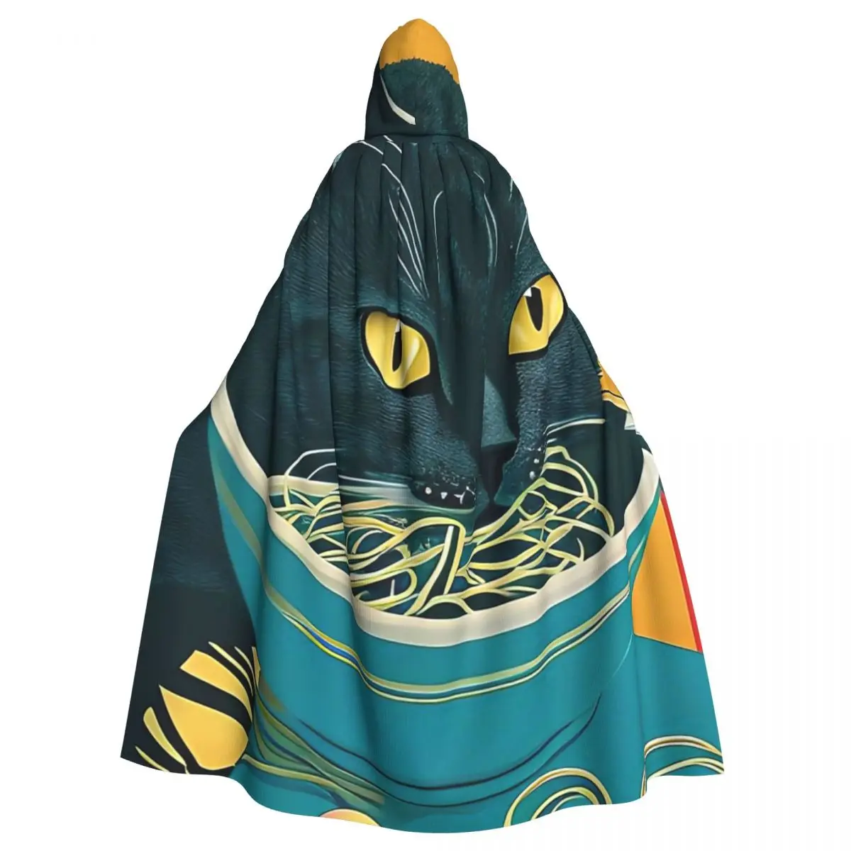 Cat Eating Spaghetti Pastel Hooded Cloak Halloween Party Cosplay Woman Men Adult Long Witchcraft Robe Hood
Cat Eating Spaghetti Pastel Hooded Cloak Halloween Party Cosplay Woman Men Adult Long Witchcraft Robe Hood
