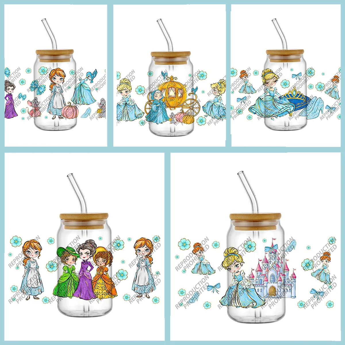 Princess Pumpkin Carriage UV DTF Wrap Decals for 16oz Tumbler Waterproof Cute Cartoon Diy Decals Transfers Crystal Tumbler Wrap
Princess Pumpkin Carriage UV DTF Wrap Decals for 16oz Tumbler Waterproof Cute Cartoon Diy Decals Transfers Crystal Tumbler Wrap