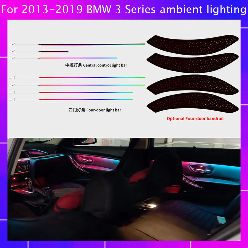 11-Color Decorative Ambient Light for BMW 3 Series & 4 Series (F30/F35/F31/F32/F33/F34/F36) 2014-2019
11-Color Decorative Ambient Light for BMW 3 Series & 4 Series (F30/F35/F31/F32/F33/F34/F36) 2014-2019