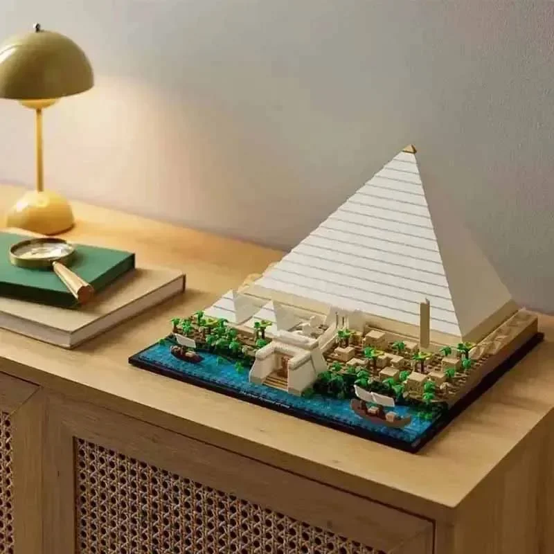 1476PCS The Great Pyramid of Giza Compatible 21058 Building Block Assembled Bricks Kid Toys Brithday Gift World Architecture
1476PCS The Great Pyramid of Giza Compatible 21058 Building Block Assembled Bricks Kid Toys Brithday Gift World Architecture