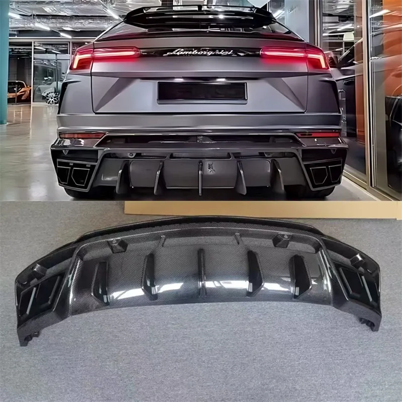 Для Lamborghini URUS: задний бампер, диффузор, сплиттеры, спойлер из настоящего сухого карбона, аксессуары для кузова, комплект обвеса
Для Lamborghini URUS: задний бампер, диффузор, сплиттеры, спойлер из настоящего сухого карбона, аксессуары для кузова, комплект обвеса