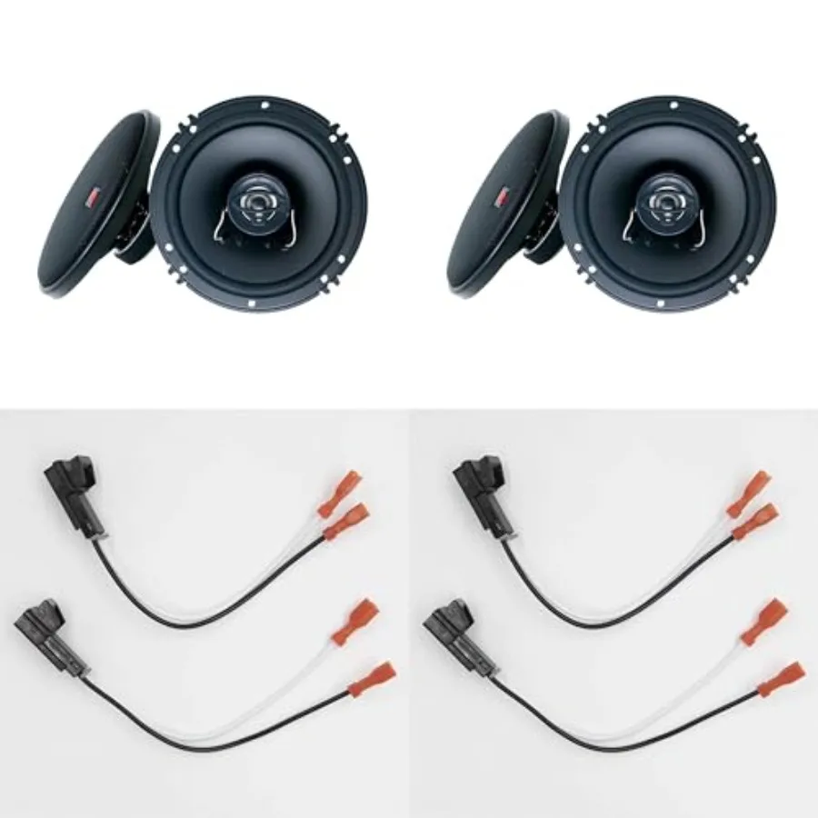 XED62 6.5 2 Pair w/Speaker Wiring Harness for Select 1988-up GM Vehicles
XED62 6.5 2 Pair w/Speaker Wiring Harness for Select 1988-up GM Vehicles