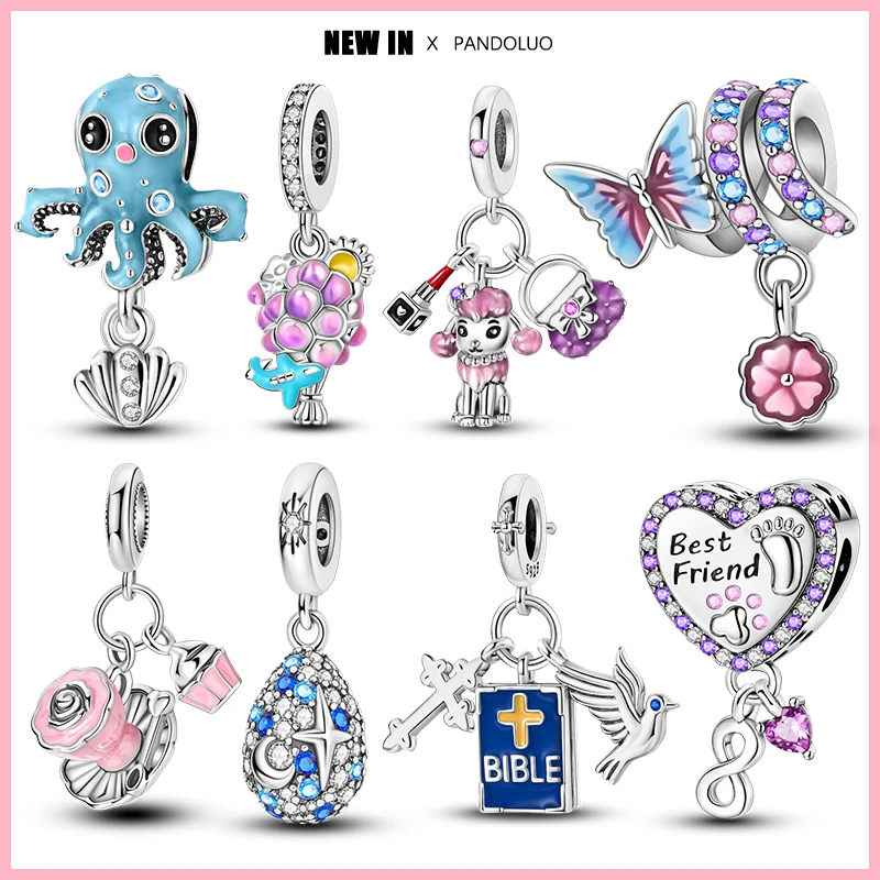 New in Flower Tea Cups And Small Cake 925 Sterling Silver Charm Fit Original Pandora Bracelet Bead For Women DIY Fashion Jewelry
New in Flower Tea Cups And Small Cake 925 Sterling Silver Charm Fit Original Pandora Bracelet Bead For Women DIY Fashion Jewelry