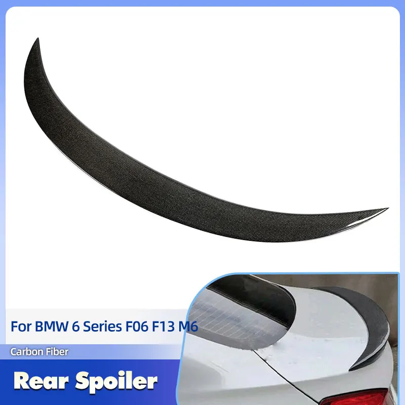Car Rear Trunk Spoiler Wings Full Carbon Fiber for BMW 6 Series F06 F13 M6 2012-2019 Racing Rear Spoiler Boot Wing Lip Body Kit
Car Rear Trunk Spoiler Wings Full Carbon Fiber for BMW 6 Series F06 F13 M6 2012-2019 Racing Rear Spoiler Boot Wing Lip Body Kit