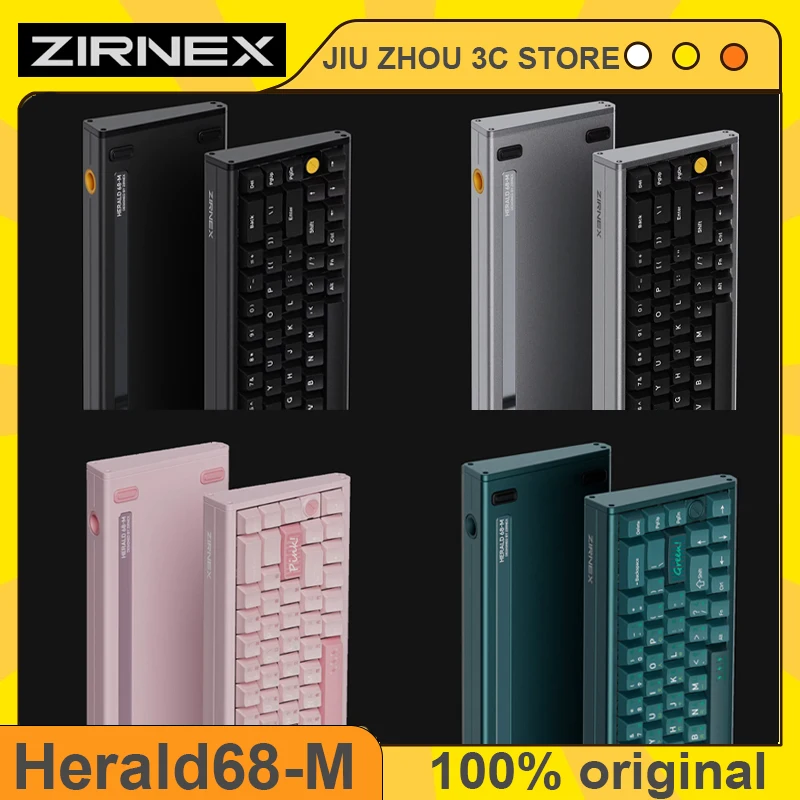 ZIRNEX Herald68-M механическая клавиатура из алюминиевого сплава, магнитный переключатель, проводная, 8 кГц, 68 клавиш, горячая замена, RGB, ПК, Игровая клавиатура на заказ
ZIRNEX Herald68-M механическая клавиатура из алюминиевого сплава, магнитный переключатель, проводная, 8 кГц, 68 клавиш, горячая замена, RGB, ПК, Игровая клавиатура на заказ