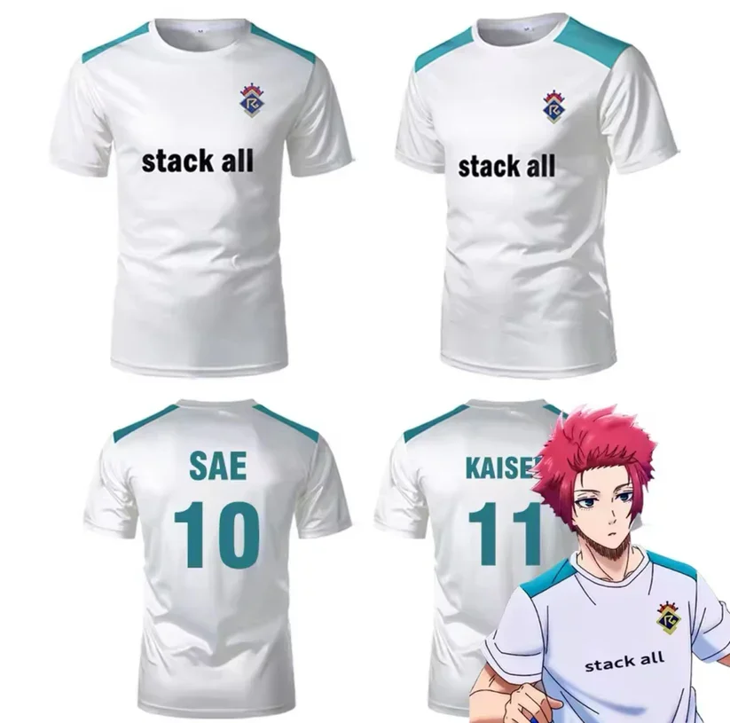 Anime Blue Lock Jersey 3D Sae Print Kids Cosplay Football T-Shirts Men Women Sports Short Sleeve Tees Oversized Harajuku Y2k Top
Anime Blue Lock Jersey 3D Sae Print Kids Cosplay Football T-Shirts Men Women Sports Short Sleeve Tees Oversized Harajuku Y2k Top