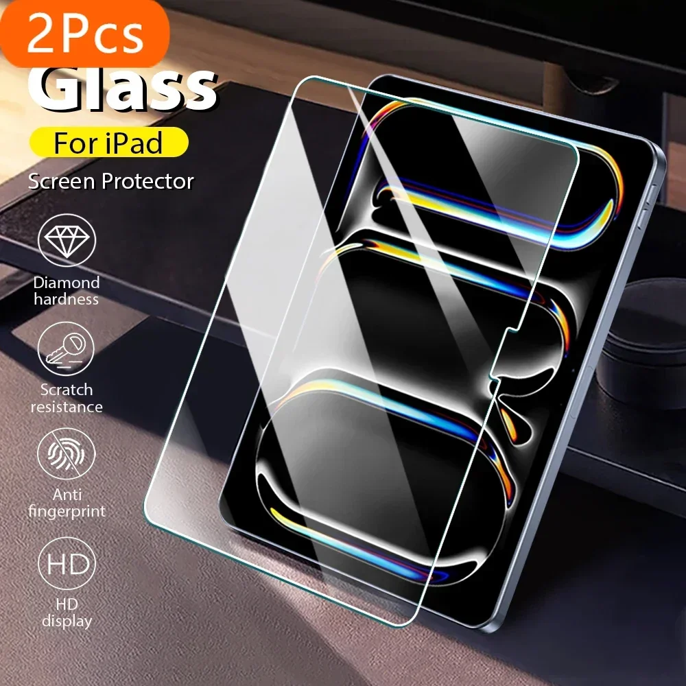 2Pcs Tempered Glass Screen Protector For Ipad 10th 10.9 9th Generation Pro 11 12.9 13 2024 M2 M4 Mini 6 Air 5 4 7th 8th Gen 9.7
2Pcs Tempered Glass Screen Protector For Ipad 10th 10.9 9th Generation Pro 11 12.9 13 2024 M2 M4 Mini 6 Air 5 4 7th 8th Gen 9.7