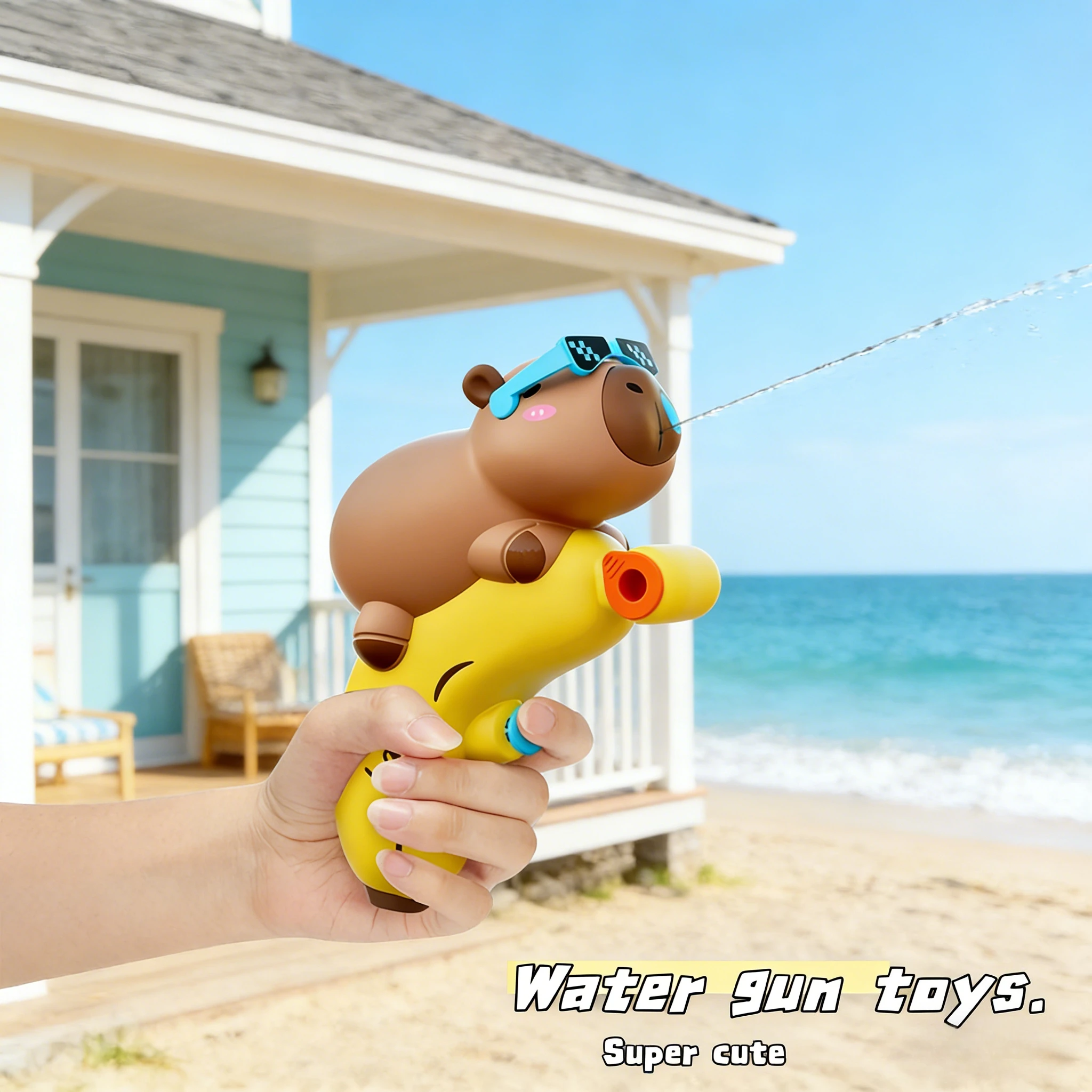 Водный пистолет-капибара в мультяшном стиле, пляжная игрушка с нажимным механизмом, для летних игр и вечеринок, декор, новинка 2026 года, водные игрушки для детей
Водный пистолет-капибара в мультяшном стиле, пляжная игрушка с нажимным механизмом, для летних игр и вечеринок, декор, новинка 2026 года, водные игрушки для детей