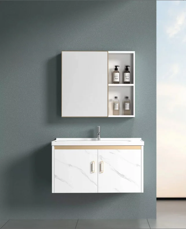 ¥#Modern PVC Hotel Vanity Cabinet with Ceramic Basin Wall-Mounted Narrow Design Mirror Included
¥#Modern PVC Hotel Vanity Cabinet with Ceramic Basin Wall-Mounted Narrow Design Mirror Included