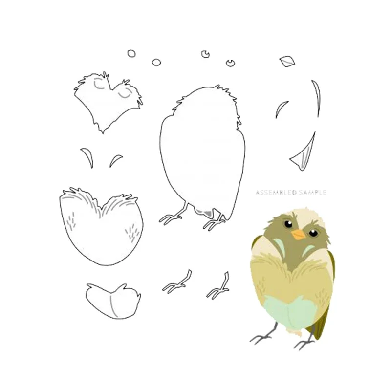 Layer Birds Metal Cutting Dies Scrapbooking for Paper Making Background Frames Card Craft No Stamp
Layer Birds Metal Cutting Dies Scrapbooking for Paper Making Background Frames Card Craft No Stamp