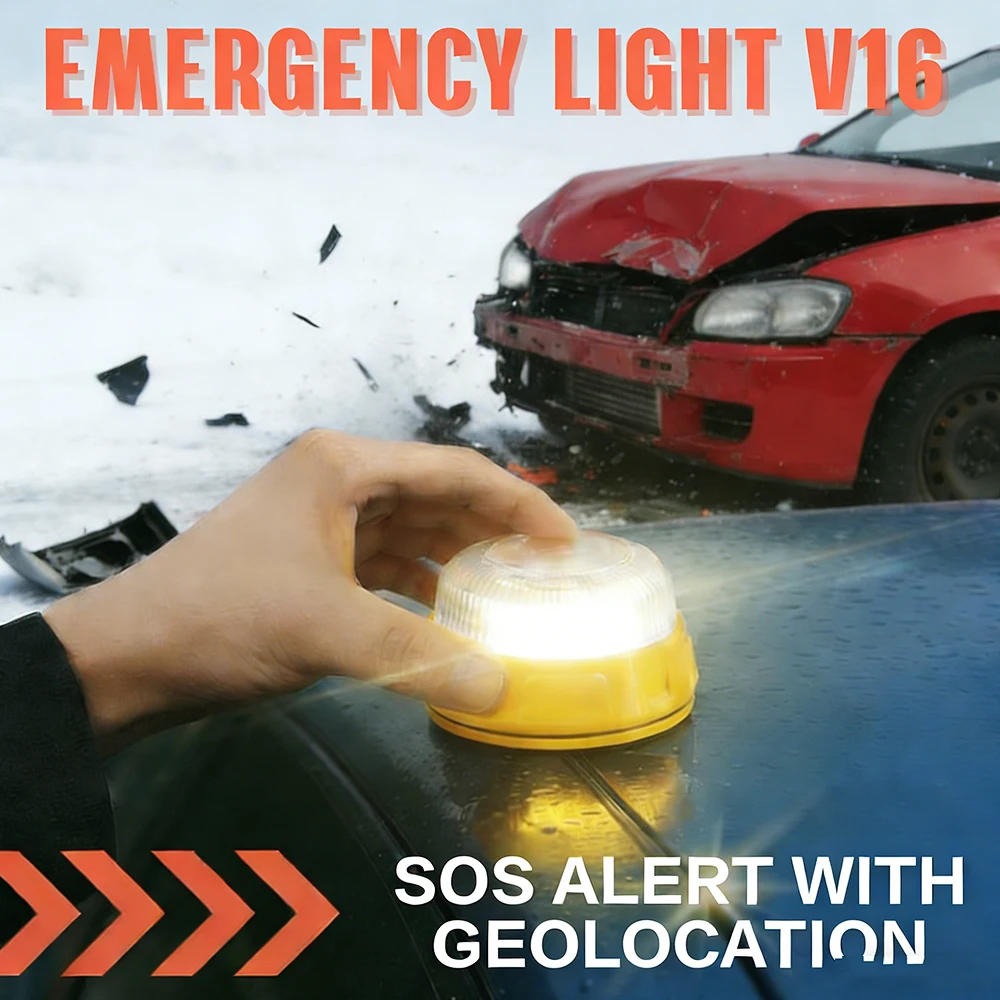 2026 Новый аварийный светильник V16 Geolocation DGT 3.0, одобренный автомобильный предупредительный светильник, GPS, период положения и целостности данных 2038
2026 Новый аварийный светильник V16 Geolocation DGT 3.0, одобренный автомобильный предупредительный светильник, GPS, период положения и целостности данных 2038