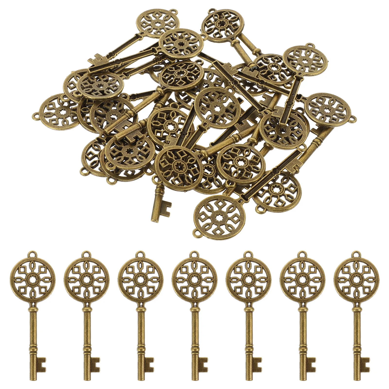 30PCS Vintage Jewelry Accessories Retro Alloy Key Charms for DIY Bracelet Necklace Wedding Party Gifts Packaging Bags
30PCS Vintage Jewelry Accessories Retro Alloy Key Charms for DIY Bracelet Necklace Wedding Party Gifts Packaging Bags