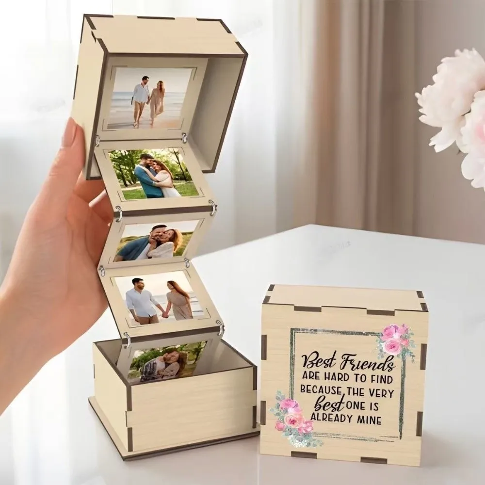 Creative Folding Wooden Photo Storage Box Rustic Vintage Flip Cover Memory Box Handmade Photo Album Box Photo Collection
Creative Folding Wooden Photo Storage Box Rustic Vintage Flip Cover Memory Box Handmade Photo Album Box Photo Collection