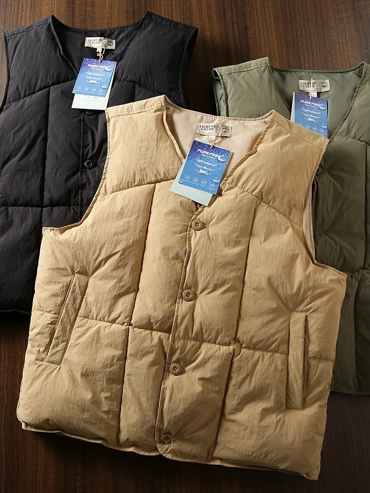 Американский хлопковый жилет в стиле ретро, мужской теплый жакет, простой модный брендовый хлопковый жилет для молодежи, повседневная одежда
Американский хлопковый жилет в стиле ретро, мужской теплый жакет, простой модный брендовый хлопковый жилет для молодежи, повседневная одежда