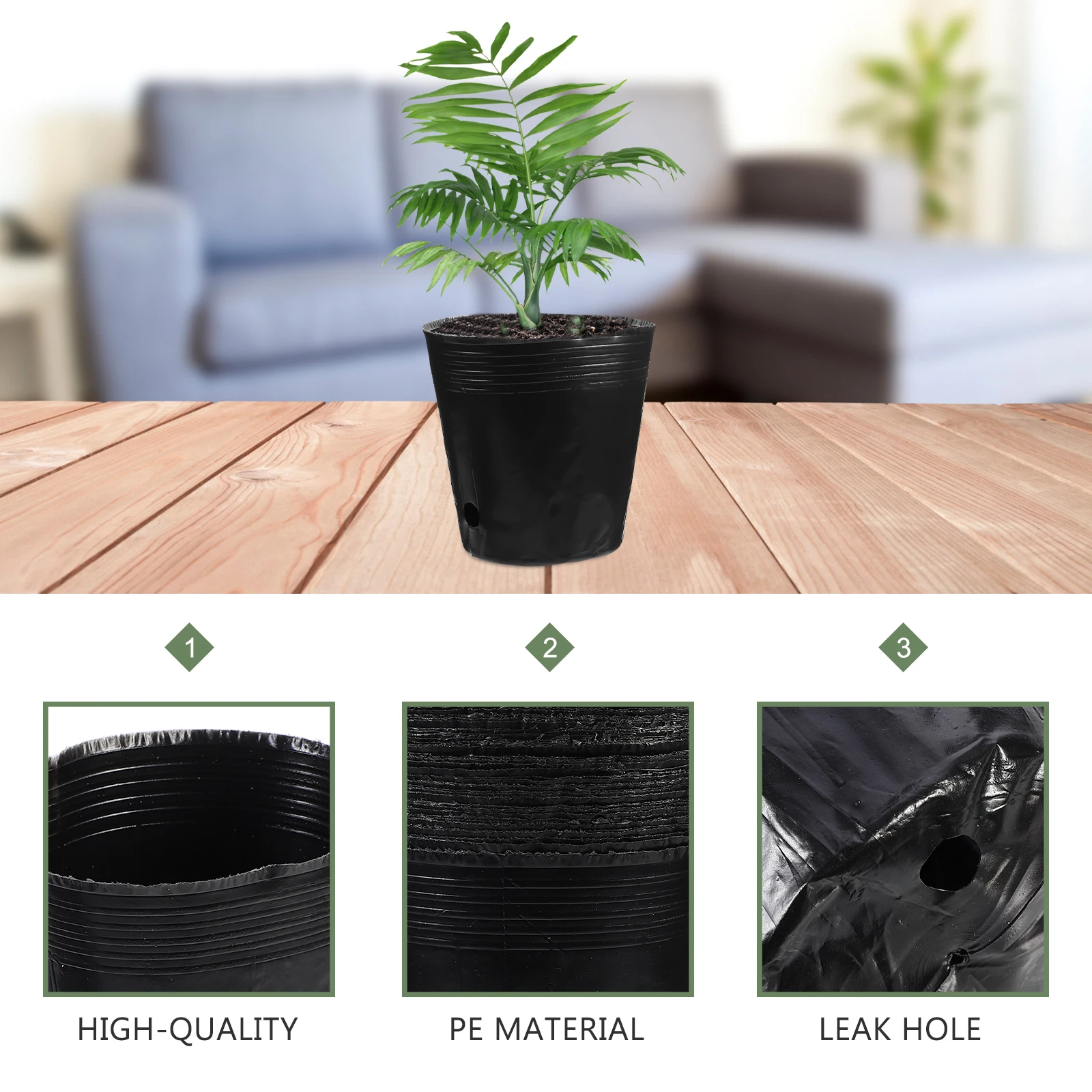 100Pcs Strong Planting Cups HighQuality Nutrient Bowls WaterRetention Holes Permeable Plant Containers Suitable Various Plants
100Pcs Strong Planting Cups HighQuality Nutrient Bowls WaterRetention Holes Permeable Plant Containers Suitable Various Plants
