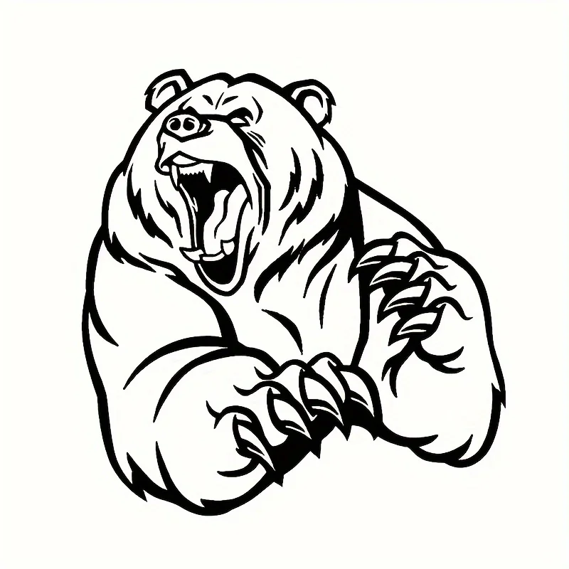 Матовая виниловая наклейка на автомобиль Angry Bear, самоклеящаяся наклейка из ПВХ для легковых автомобилей, грузовиков и внедорожников
Матовая виниловая наклейка на автомобиль Angry Bear, самоклеящаяся наклейка из ПВХ для легковых автомобилей, грузовиков и внедорожников