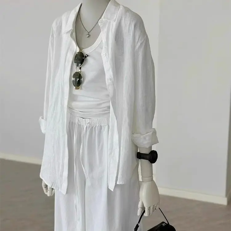 Summer Large Size 300 Pounds 2026 New White Linen Sun Protection Men's Shirt Thin Veil Outerwear Anti-Uv Collar Long Sleeve
Summer Large Size 300 Pounds 2026 New White Linen Sun Protection Men's Shirt Thin Veil Outerwear Anti-Uv Collar Long Sleeve
