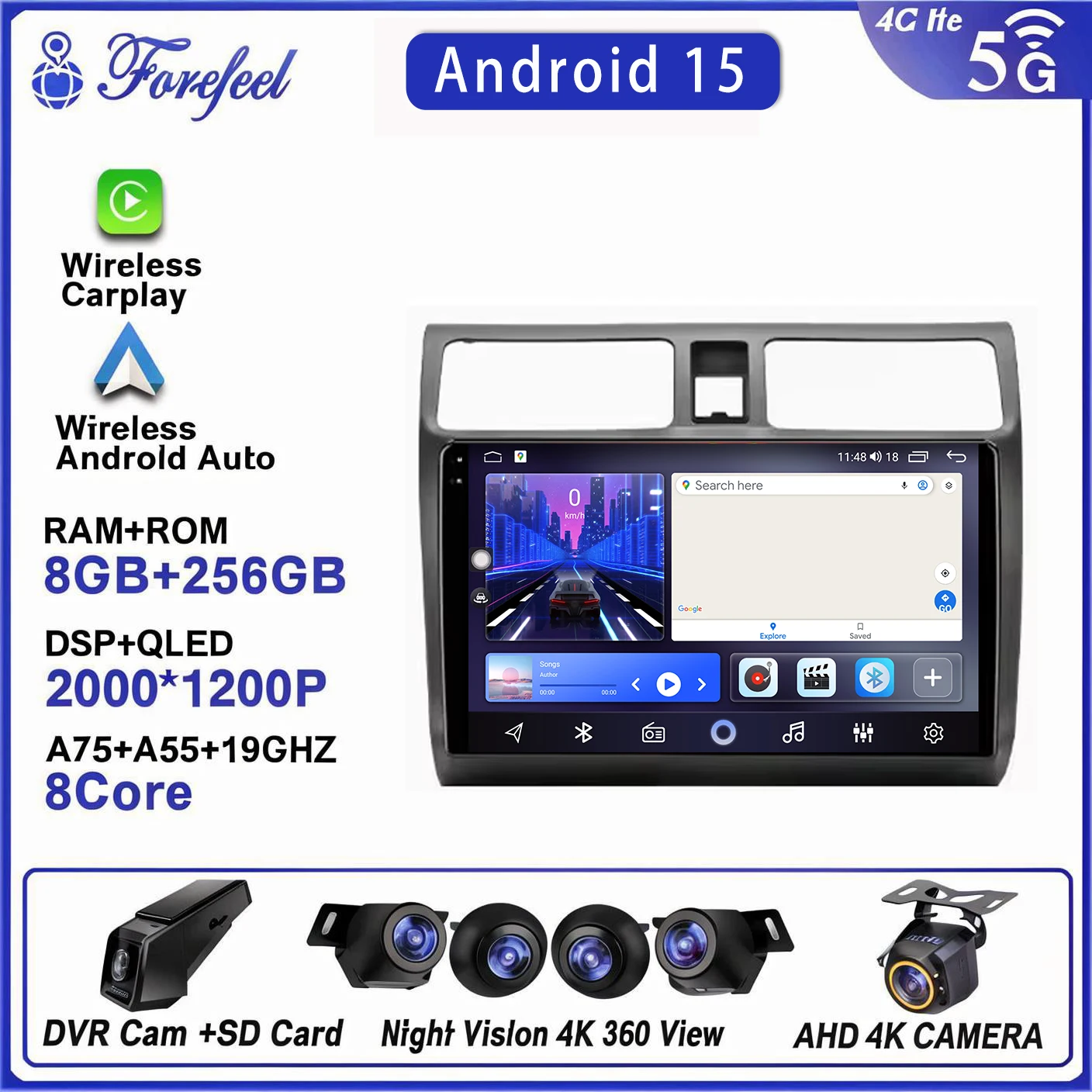 For Suzuki Swift 2003 - 2010 Carplay 2 Din Android 16 Car Radio Multimidia Video Player Gps Navigation Head Unit Stereo Screen
For Suzuki Swift 2003 - 2010 Carplay 2 Din Android 16 Car Radio Multimidia Video Player Gps Navigation Head Unit Stereo Screen