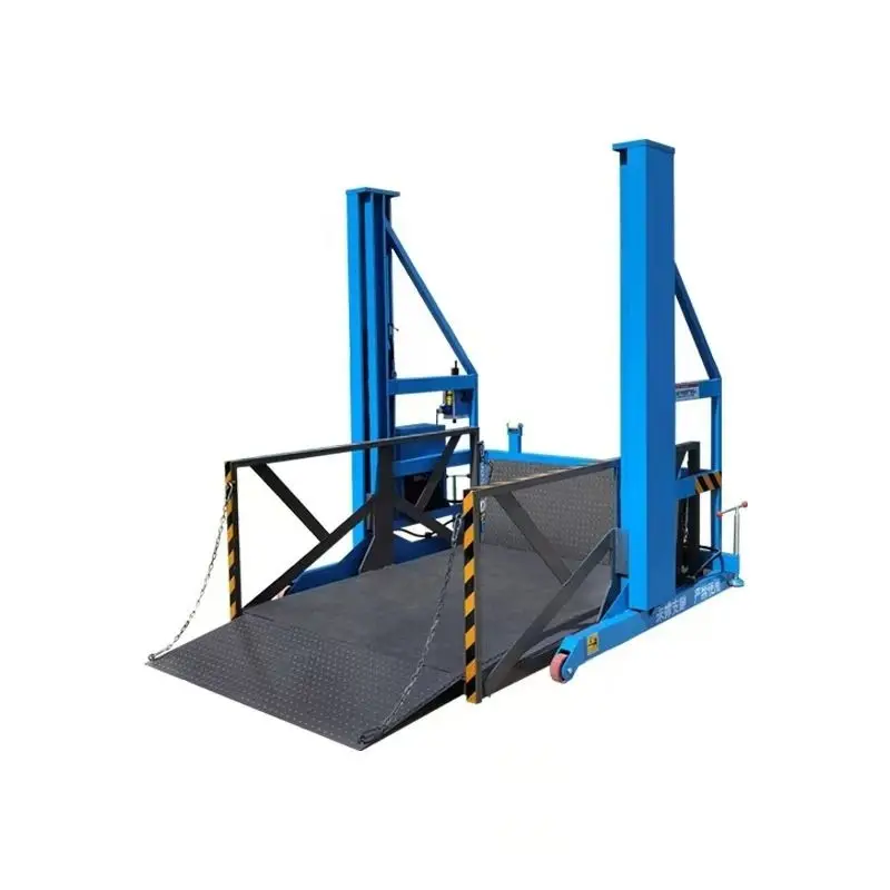 Mobile loading and unloading lift platform 23 tons electro-hydraulic handling container unloading and artifact boarding bridge
Mobile loading and unloading lift platform 23 tons electro-hydraulic handling container unloading and artifact boarding bridge