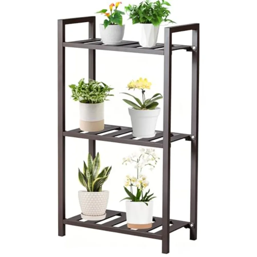 3-Tier Aluminum Plant Stand, Lightweight Heavy-Duty Plant Shelf, Waterproof Rustproof Multi-Use Storage Rack for Indoor Outdoor
3-Tier Aluminum Plant Stand, Lightweight Heavy-Duty Plant Shelf, Waterproof Rustproof Multi-Use Storage Rack for Indoor Outdoor