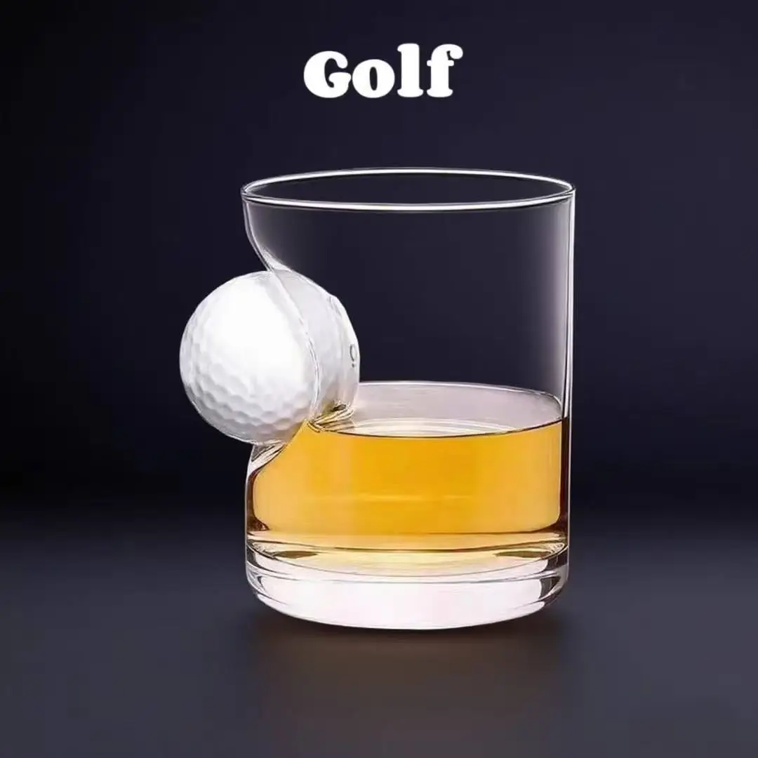 Novelty Golf Ball Whiskey Glass Cool Old Fashioned Glass For Whiskey Cocktail Unique Golf Gifts For Golf Fan Bar Accessories
Novelty Golf Ball Whiskey Glass Cool Old Fashioned Glass For Whiskey Cocktail Unique Golf Gifts For Golf Fan Bar Accessories