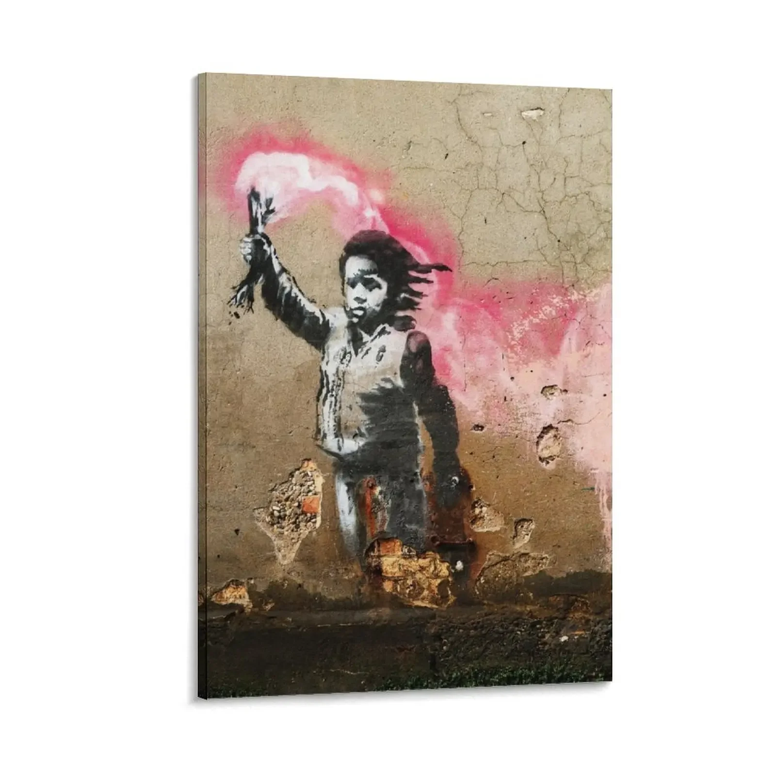 Banksy Migrant Child Mural Venice Canvas Painting room decorations aesthetic painting home decoration luxury Paintings 
Banksy Migrant Child Mural Venice Canvas Painting room decorations aesthetic painting home decoration luxury Paintings