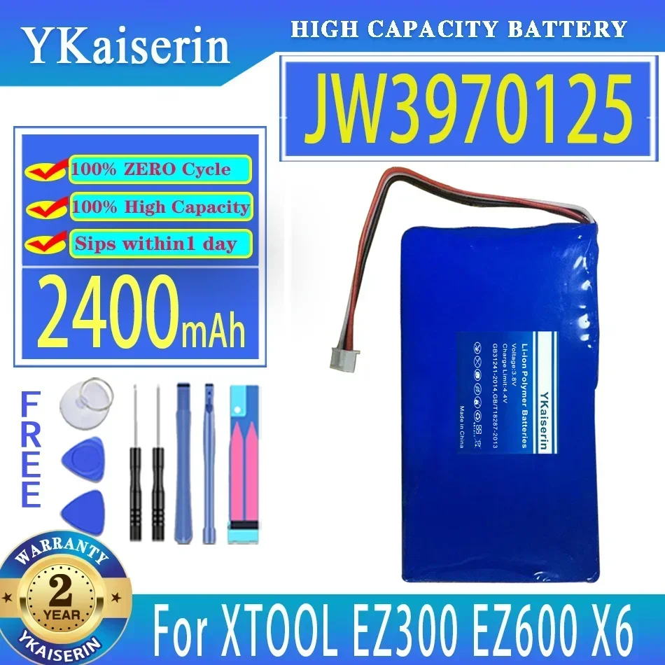 Сменный аккумулятор YKaiserin емкостью 2400 мАч JW3970125 для XTOOL OBD 2 EZ300 EZ600 X6 P52 PS2 PS70 Pro PS80, диагностика автомобиля
Сменный аккумулятор YKaiserin емкостью 2400 мАч JW3970125 для XTOOL OBD 2 EZ300 EZ600 X6 P52 PS2 PS70 Pro PS80, диагностика автомобиля