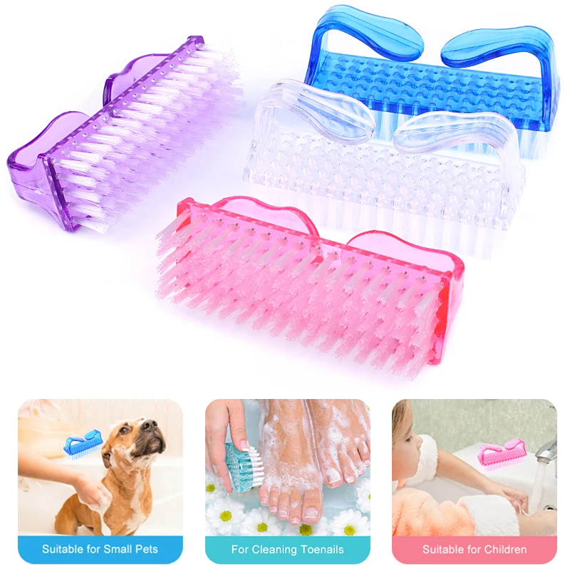 2/4Pcs Clear Plastic Nail Cleaning Brush With Double Handle Grip Multifunctional Scrubbing Brush Dust Dirt Remover Manicure
2/4Pcs Clear Plastic Nail Cleaning Brush With Double Handle Grip Multifunctional Scrubbing Brush Dust Dirt Remover Manicure
