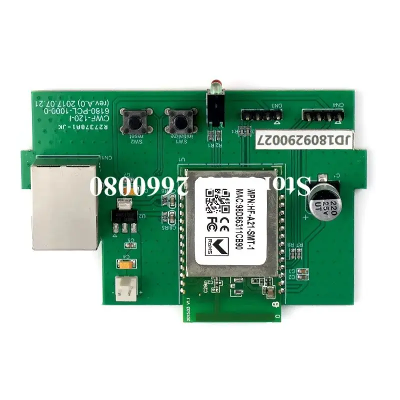 Беспроводная сетевая карта CL5200 для весов CAS CL5200 CL3000, плата WLAN, модуль Wi-Fi
Беспроводная сетевая карта CL5200 для весов CAS CL5200 CL3000, плата WLAN, модуль Wi-Fi
