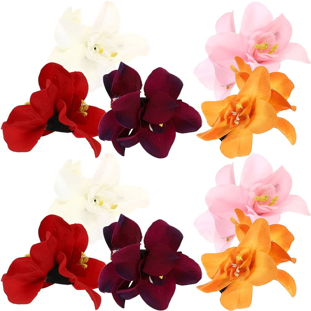 10 Pcs Double Orchid Hair Clip Orchid Alligator Hairpinss for Women Wedding Accessories Hawaiian Clips Girl
10 Pcs Double Orchid Hair Clip Orchid Alligator Hairpinss for Women Wedding Accessories Hawaiian Clips Girl