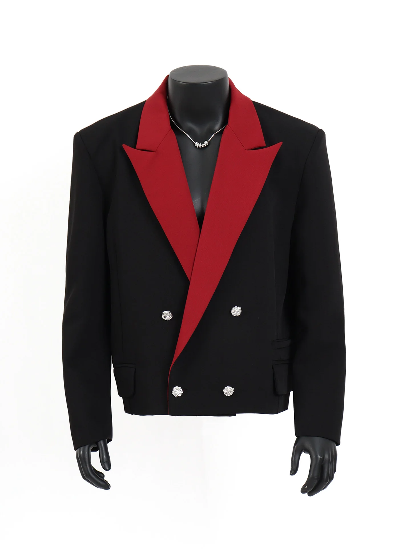 Starlit Luxury Bla Suit Jaet ort Men's Casual Contrast Color Splicing Spring High-End Feeling Polyester Fiber
Starlit Luxury Bla Suit Jaet ort Men's Casual Contrast Color Splicing Spring High-End Feeling Polyester Fiber