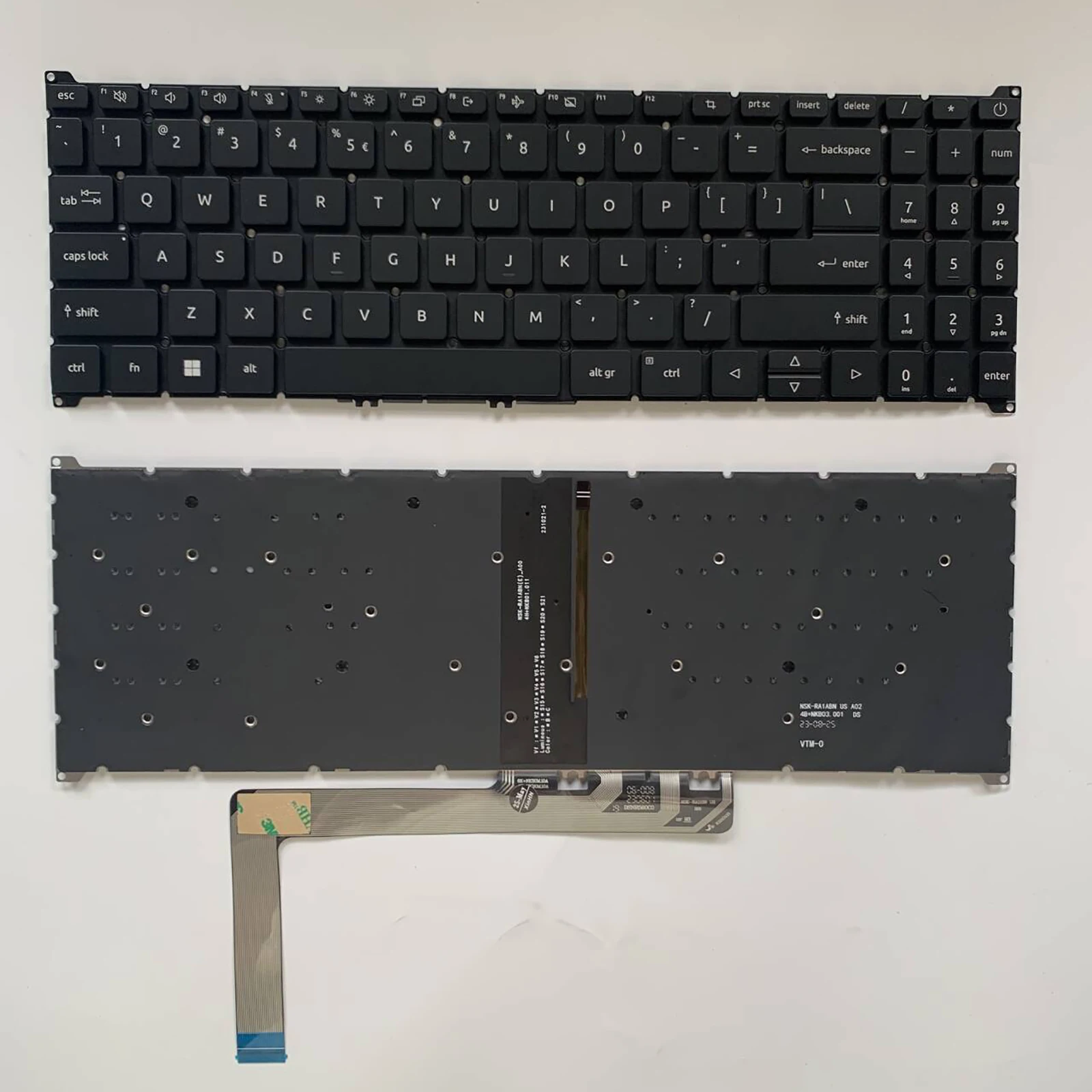 US SP RU Layout for Acer Extensa 15 EX215-33 EX215-34 EX215-35 EX215-55 EX215-55G EX215-56 EX215-57 N23H4 Laptop Keyboard
US SP RU Layout for Acer Extensa 15 EX215-33 EX215-34 EX215-35 EX215-55 EX215-55G EX215-56 EX215-57 N23H4 Laptop Keyboard