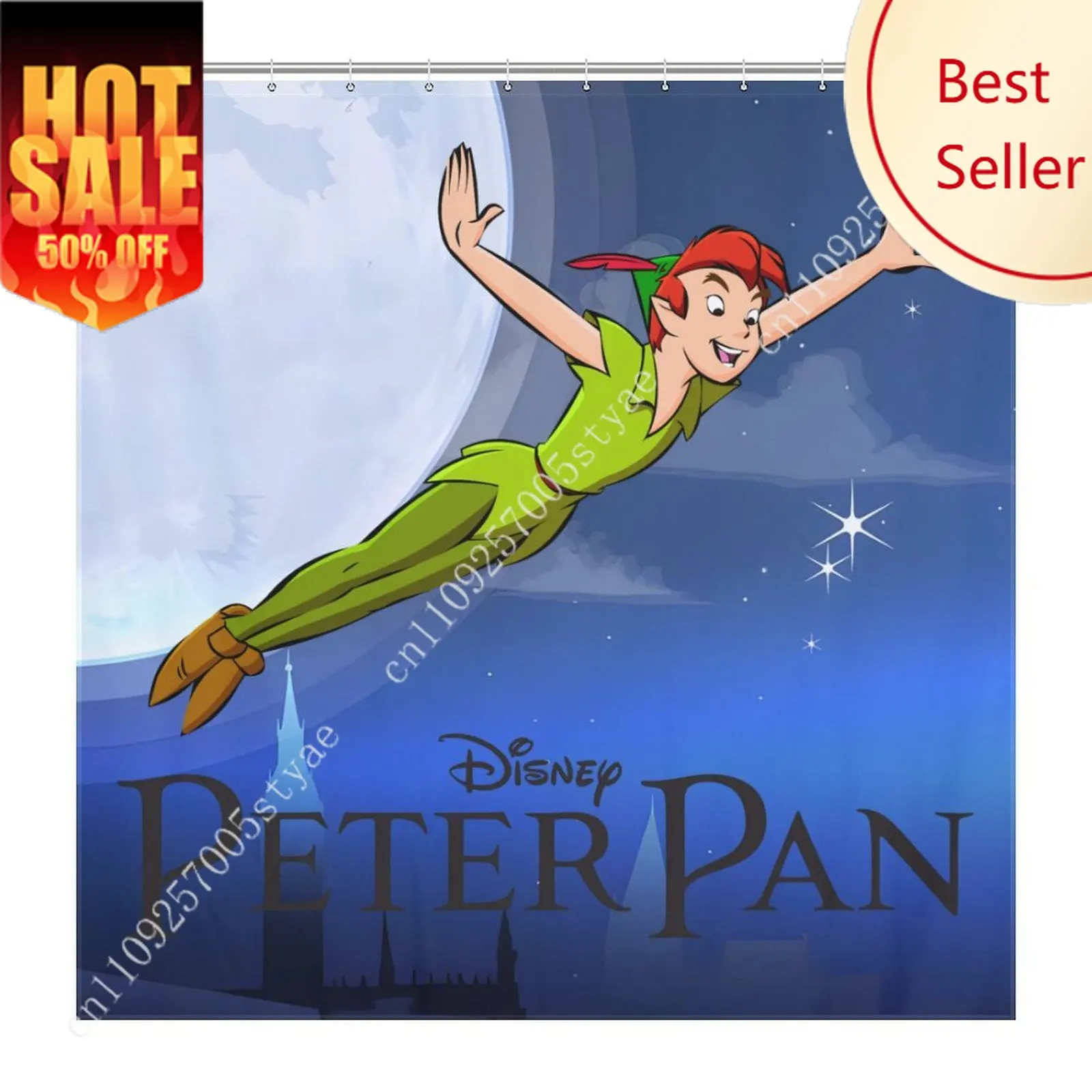 Peter Pan Shower Curtain Disney Cartoon Movie Kids Cute Animal Bathroom Home Party Decoration Waterproof Custom Bath Curtain
Peter Pan Shower Curtain Disney Cartoon Movie Kids Cute Animal Bathroom Home Party Decoration Waterproof Custom Bath Curtain