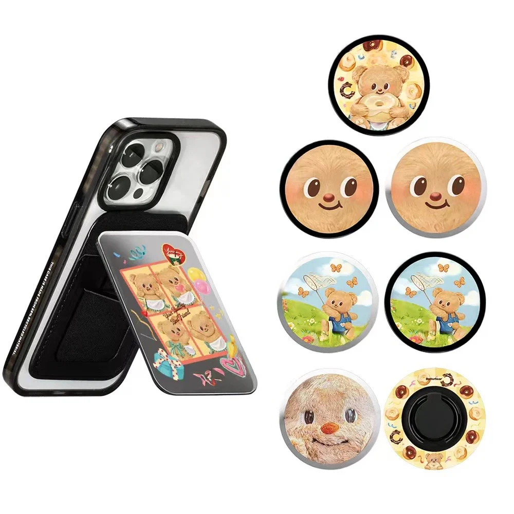 Donut Bear MagSafe Folding Black Phone Stand for IPhone Holder Mount Support for Galaxy S
Donut Bear MagSafe Folding Black Phone Stand for IPhone Holder Mount Support for Galaxy S