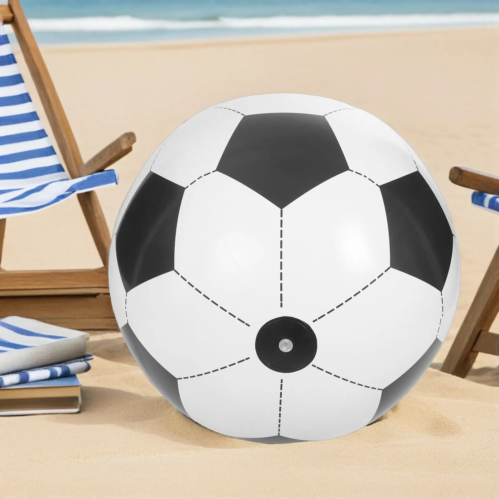 Надувной футбольный мяч 31,5 дюйма - Гигантский уличный мяч для игр на пляже, в бассейне, на газоне - Летние семейные интерактивные игры
Надувной футбольный мяч 31,5 дюйма - Гигантский уличный мяч для игр на пляже, в бассейне, на газоне - Летние семейные интерактивные игры