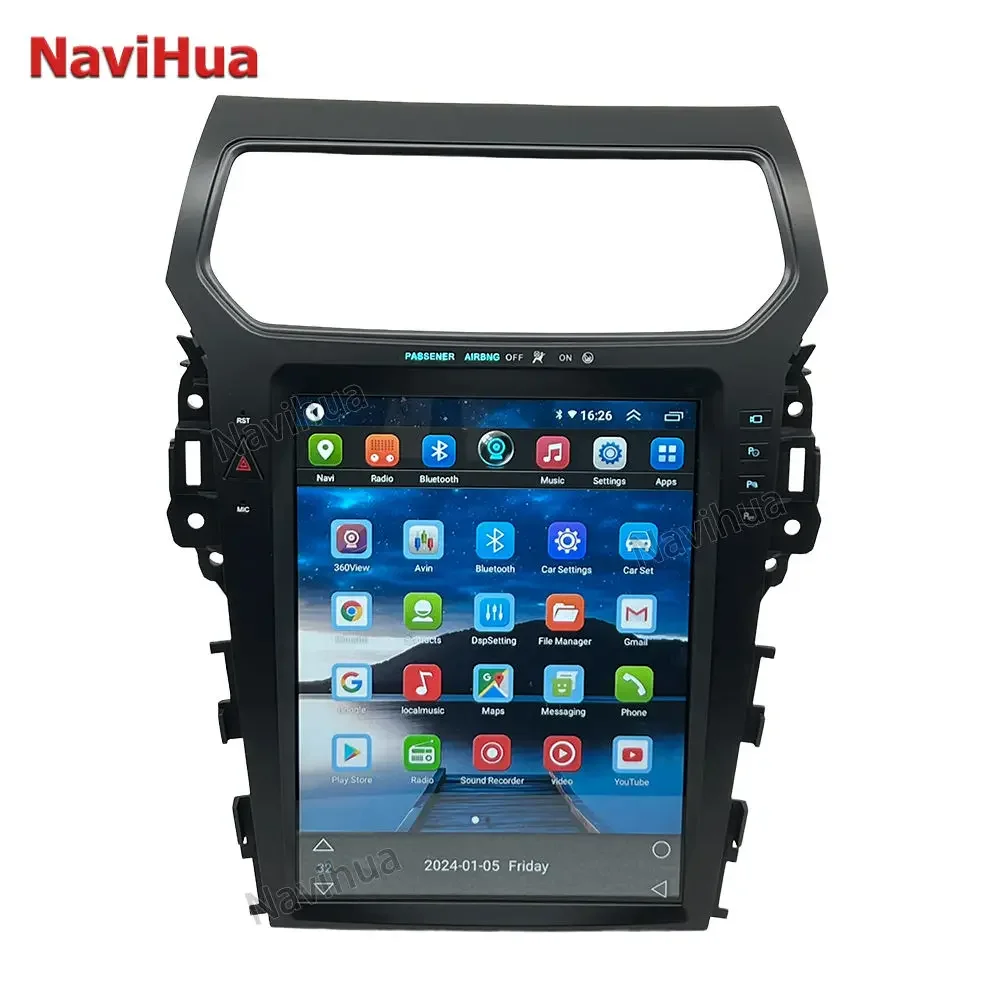Для Ford Explorer 2014-2019 автомобильный DVD-плеер GPS Мультимедийная система Carplay Tesla Style вертикальный экран 12,1 "Android радио
Для Ford Explorer 2014-2019 автомобильный DVD-плеер GPS Мультимедийная система Carplay Tesla Style вертикальный экран 12,1 "Android радио