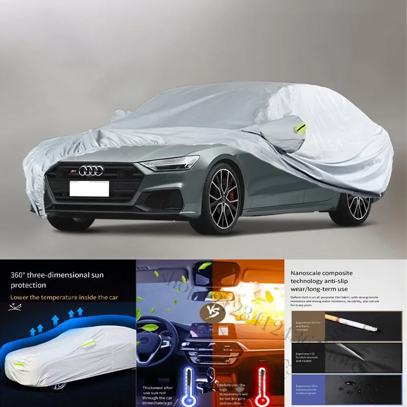 For Audi S7 Fit Outdoor Protection Full Car Covers Snow Cover Sunshade Waterproof Dustproof Exterior Car cover protection
For Audi S7 Fit Outdoor Protection Full Car Covers Snow Cover Sunshade Waterproof Dustproof Exterior Car cover protection