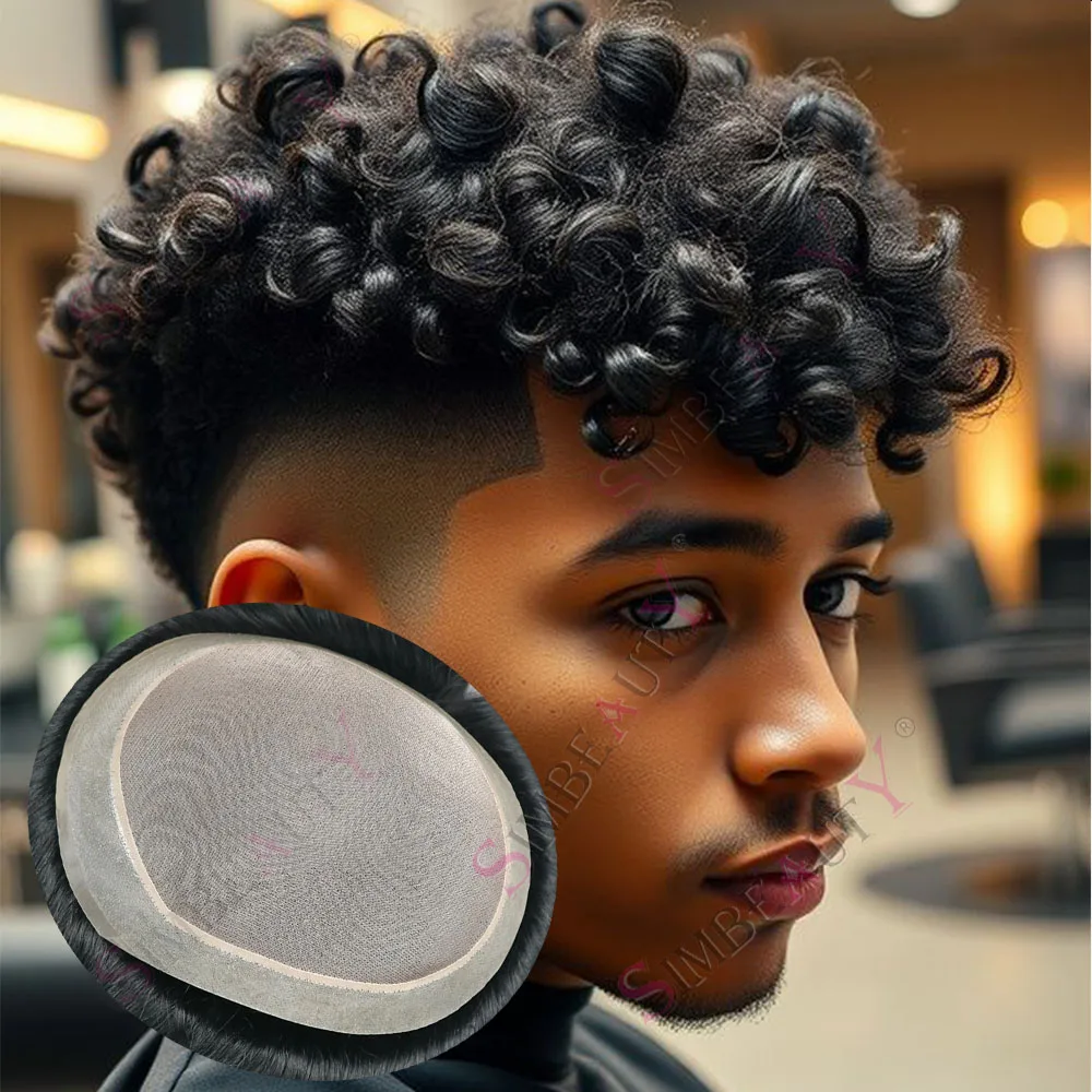 20mm 25mm Curly Toupee for Men Euro Virgin Human Hair Replacement Systems Men's Hairpieces Mono Lace Top with Durable PU Around
20mm 25mm Curly Toupee for Men Euro Virgin Human Hair Replacement Systems Men's Hairpieces Mono Lace Top with Durable PU Around