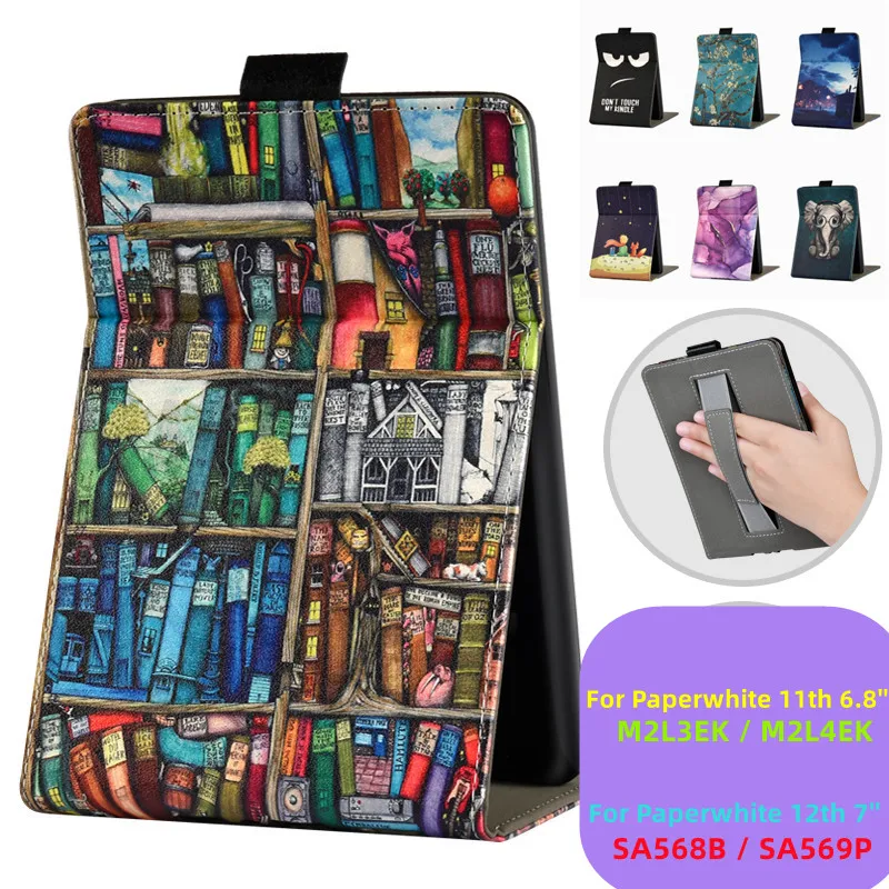 Case for Kindle Paperwhite 11th Generation 6.8 Inch M2L3EK HandStrap Ebook Sleep Cover for Paperwhite 2024 12th 7 Inch SA568B
Case for Kindle Paperwhite 11th Generation 6.8 Inch M2L3EK HandStrap Ebook Sleep Cover for Paperwhite 2024 12th 7 Inch SA568B