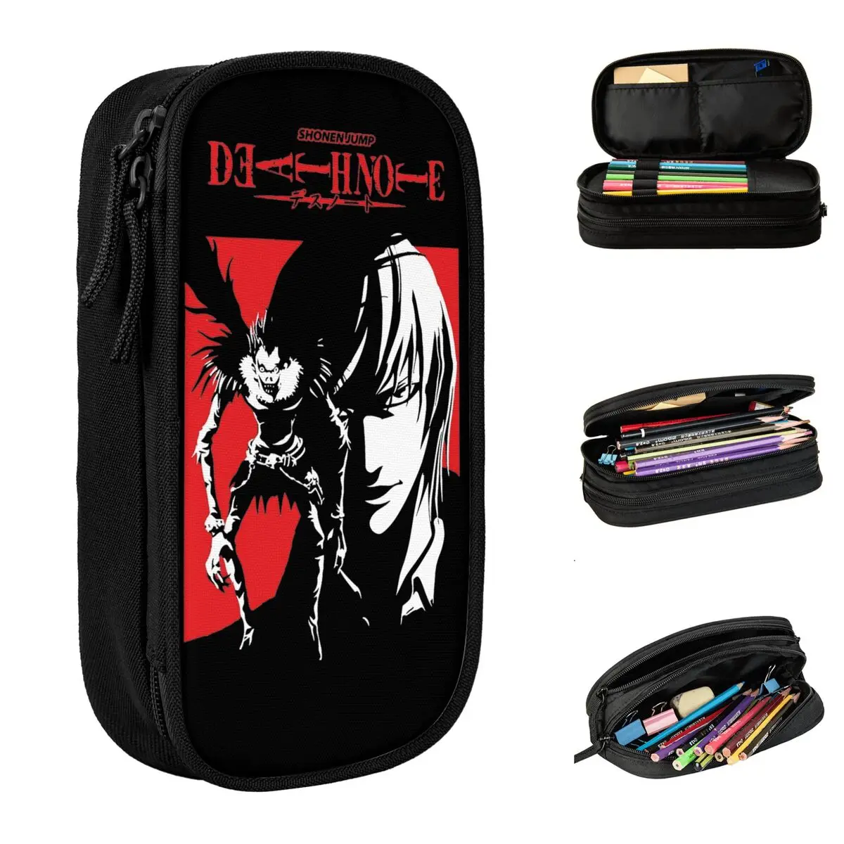 Fashion Deaths Notes Yagami Light Pencil Cases Pencilcases Pen Box for Student Big Capacity Bags Office Gifts Stationery
Fashion Deaths Notes Yagami Light Pencil Cases Pencilcases Pen Box for Student Big Capacity Bags Office Gifts Stationery