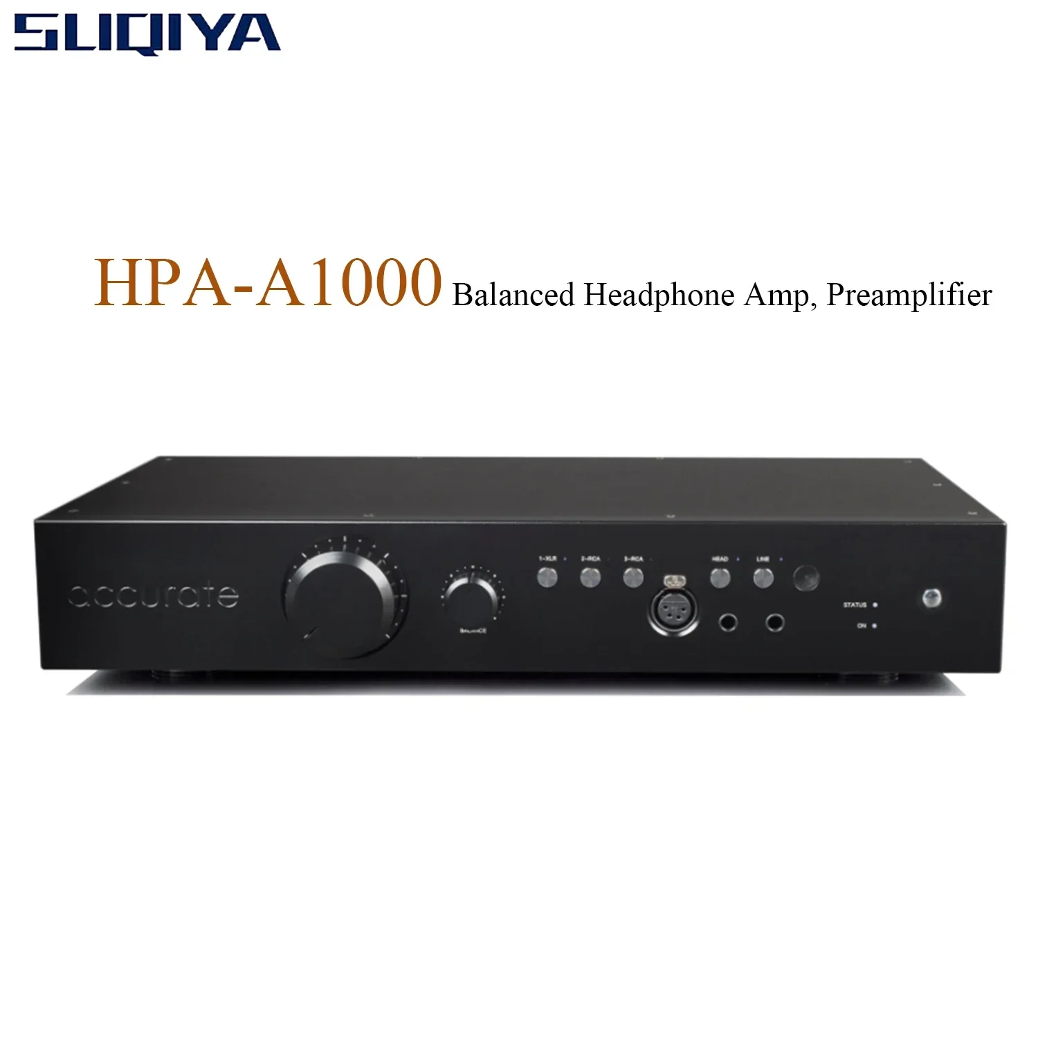 SUQIYA-New HPA-A1000 Balanced Preamplifier, Dynamic, Flat-panel Universal Headphone Amplifier, Input Sensitivity: +6 dBu
SUQIYA-New HPA-A1000 Balanced Preamplifier, Dynamic, Flat-panel Universal Headphone Amplifier, Input Sensitivity: +6 dBu