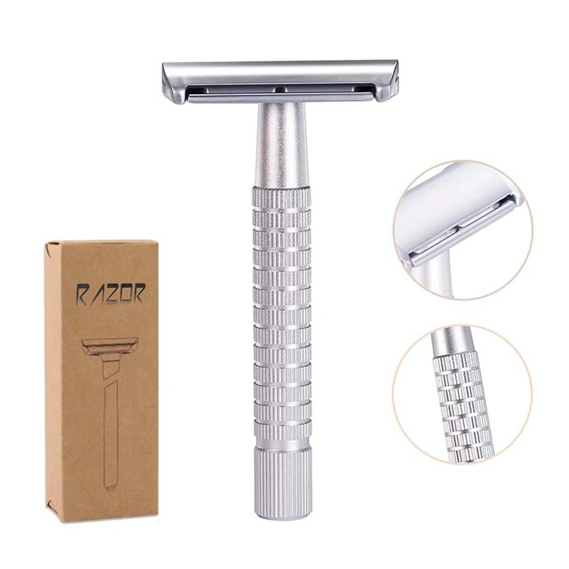 Safety double-sided razor blade for manual shaver, anti-scratch beard cutter, portable vintage men's shaving knife
Safety double-sided razor blade for manual shaver, anti-scratch beard cutter, portable vintage men's shaving knife