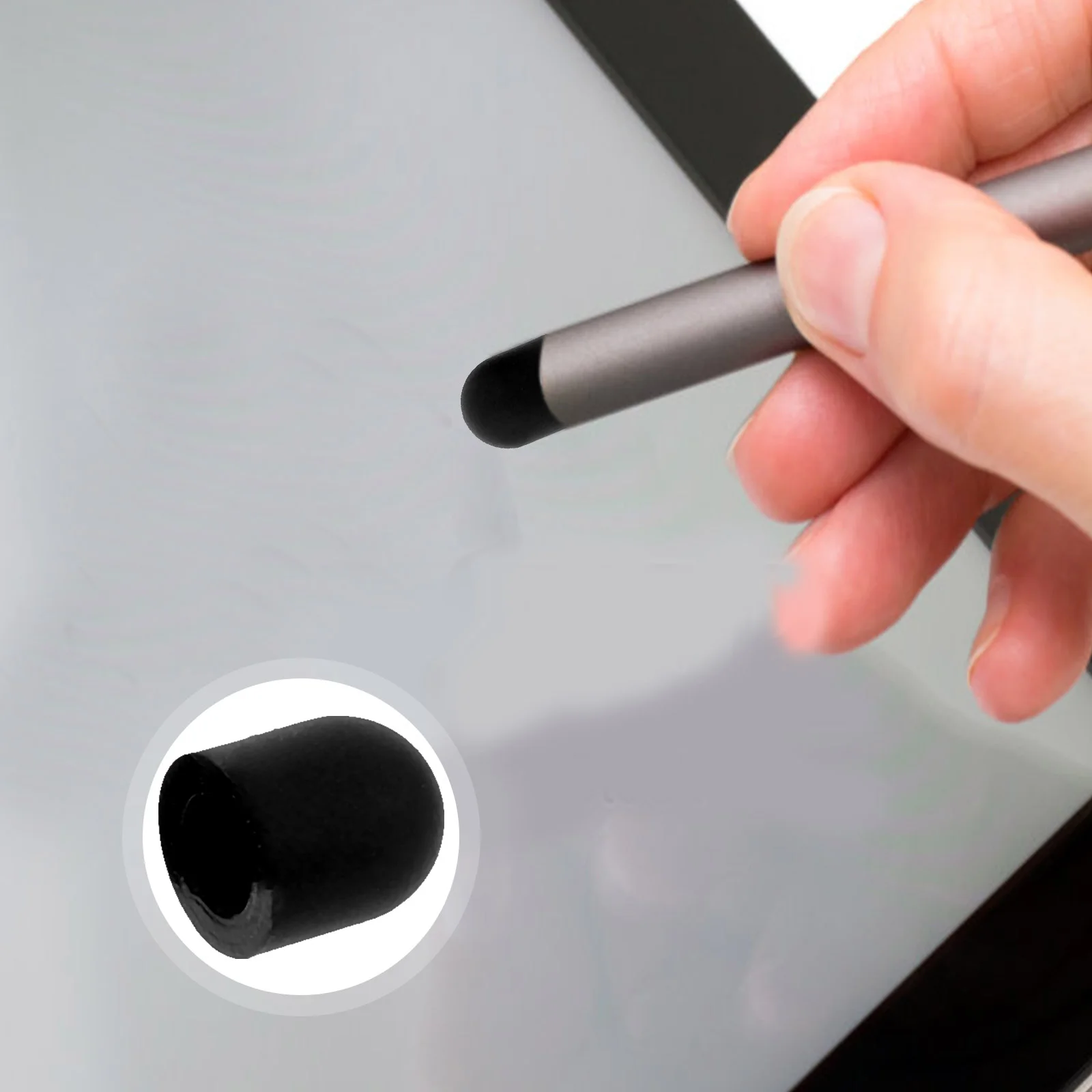 15 Pcs Touch Screen Stylus Nibs Replacement Tips Soft Silicone Capacitive Pens Mute Writing Protects Screen Easy to Use
15 Pcs Touch Screen Stylus Nibs Replacement Tips Soft Silicone Capacitive Pens Mute Writing Protects Screen Easy to Use