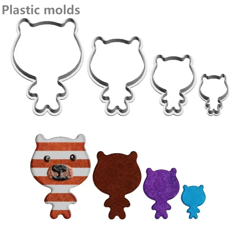 Plastic Molds,Four Specification Cartoon Animals Graphics Toy Little Bear,Cake Fondant Tools,Cookie Sushi and Fruits Cutters
Plastic Molds,Four Specification Cartoon Animals Graphics Toy Little Bear,Cake Fondant Tools,Cookie Sushi and Fruits Cutters