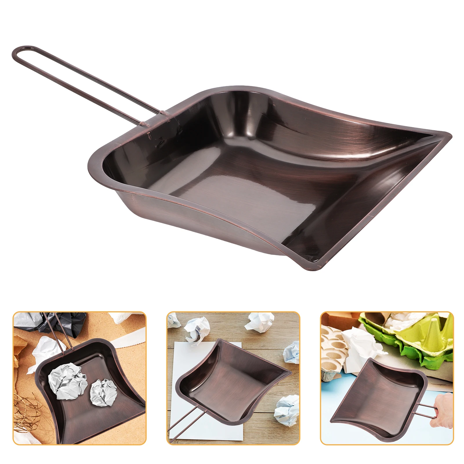 Stainless Steel Dustpan for Industrial Use Fireplace Shovel Handheld Office Garbage with Handle Desktop Cleaning 37.8X24X5cm
Stainless Steel Dustpan for Industrial Use Fireplace Shovel Handheld Office Garbage with Handle Desktop Cleaning 37.8X24X5cm