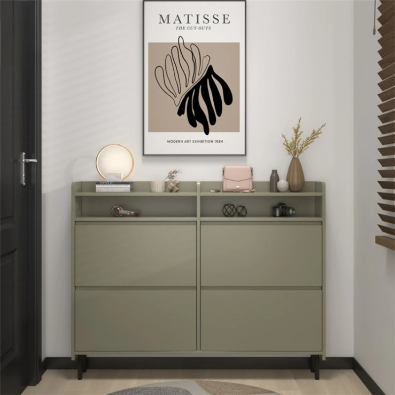 Nordic home door shoe cabinet ultra-thin simple baking paint solid wood tipping bucket door large-capacity shoe cabinet
Nordic home door shoe cabinet ultra-thin simple baking paint solid wood tipping bucket door large-capacity shoe cabinet