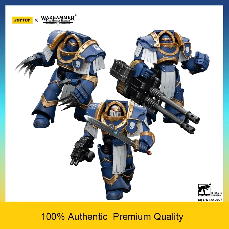 JOYTOY Warhammer The Horus Heresy Ultramarines Cataphractii Terminator Squad 3 Figures Collectible Articulated Action Figure Set
JOYTOY Warhammer The Horus Heresy Ultramarines Cataphractii Terminator Squad 3 Figures Collectible Articulated Action Figure Set