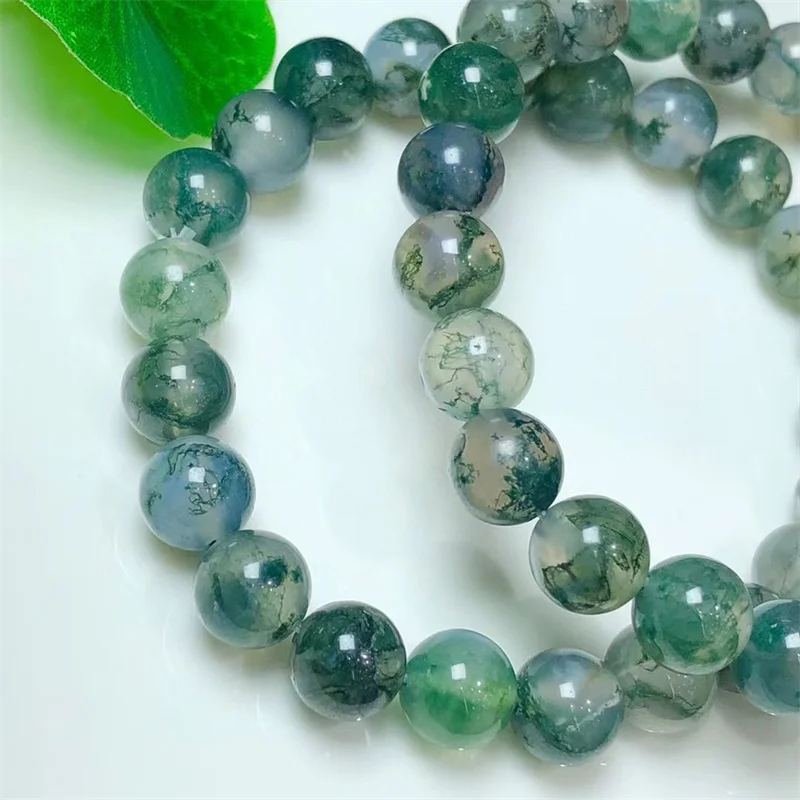 Natural Moss Agate Bracelet String Charms Handmade Crystal Jewelry Stretch Fashion Bangle Children Birthday Gift 1PCS 8MM
Natural Moss Agate Bracelet String Charms Handmade Crystal Jewelry Stretch Fashion Bangle Children Birthday Gift 1PCS 8MM