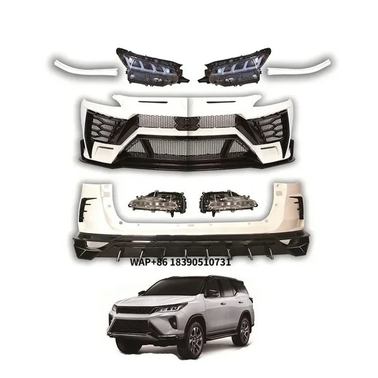 Factory Sales Front Rear Bumper Grills Headlight Bodykit for 2016-2021 for Fortuner for Style for Style
Factory Sales Front Rear Bumper Grills Headlight Bodykit for 2016-2021 for Fortuner for Style for Style