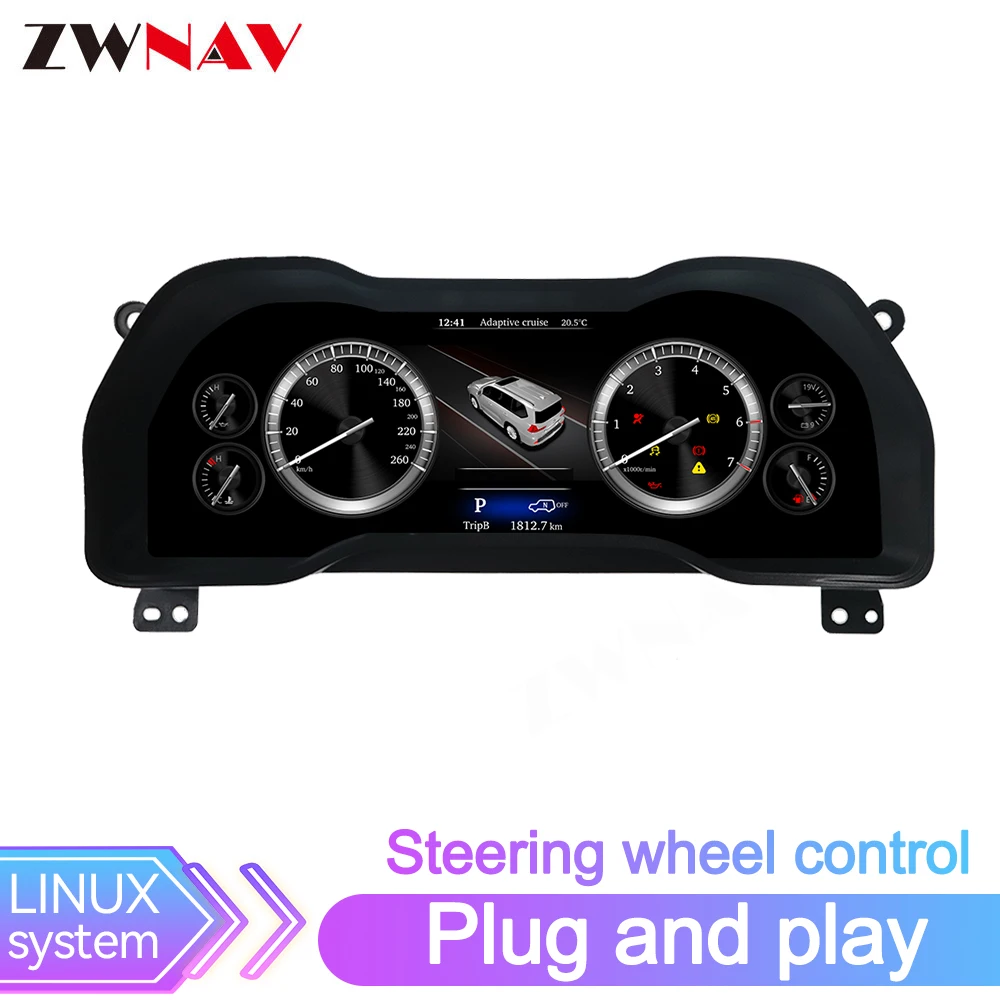 12.3'' Car LCD Digital Dashboard Cluster For Toyota 4Runner Auto Speedometer Virtual Instrument Paneel Cockpit
12.3'' Car LCD Digital Dashboard Cluster For Toyota 4Runner Auto Speedometer Virtual Instrument Paneel Cockpit